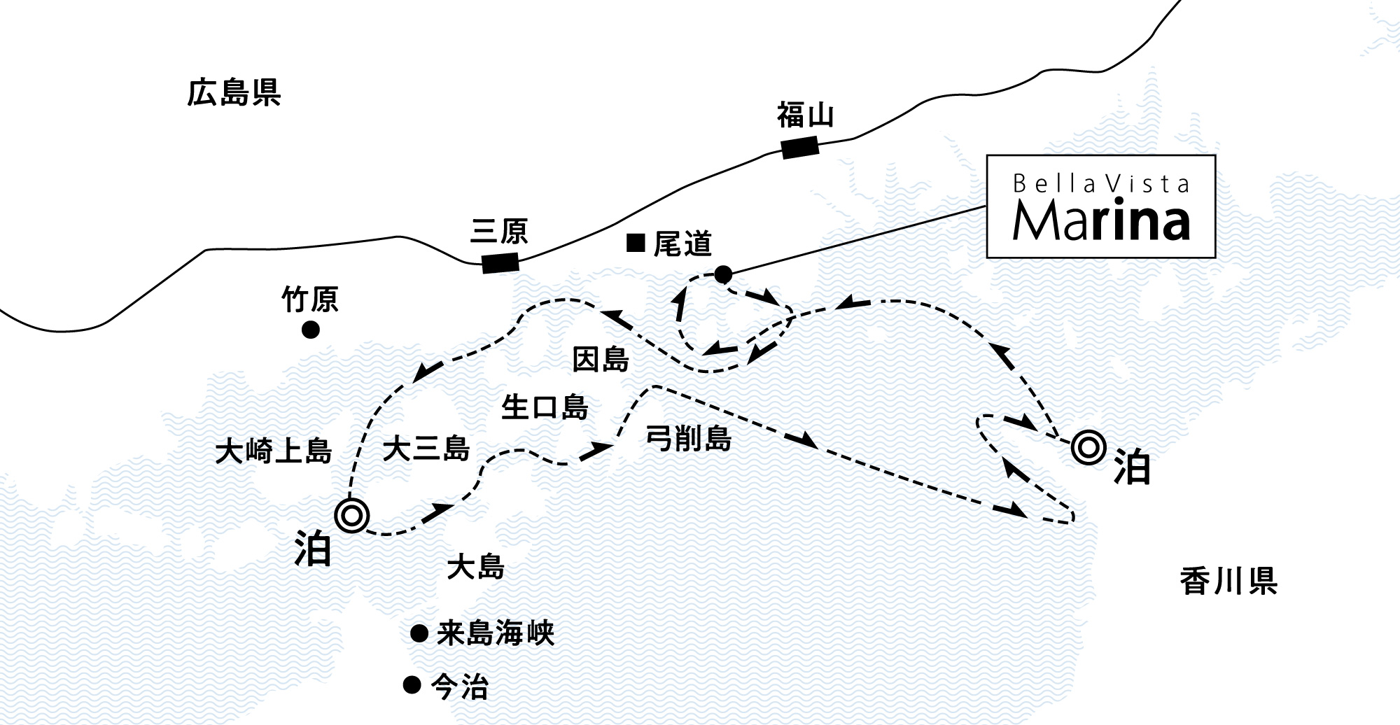 海をたゆたい、せとうちの絶景を訪ねる ３日間