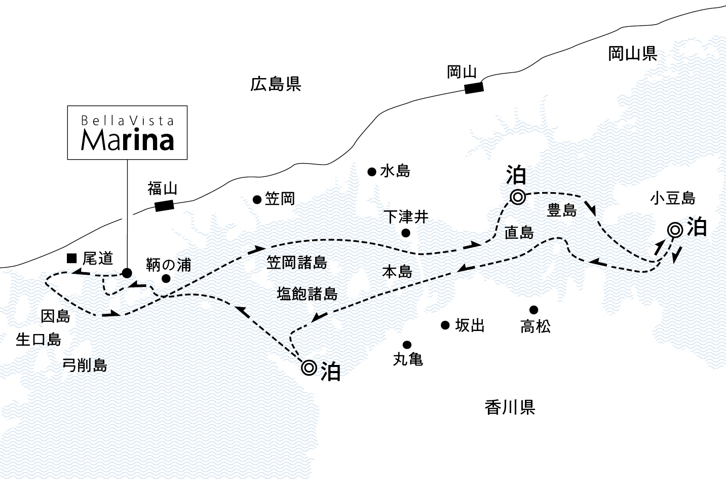 せとうちアートの島を満喫する ４日間