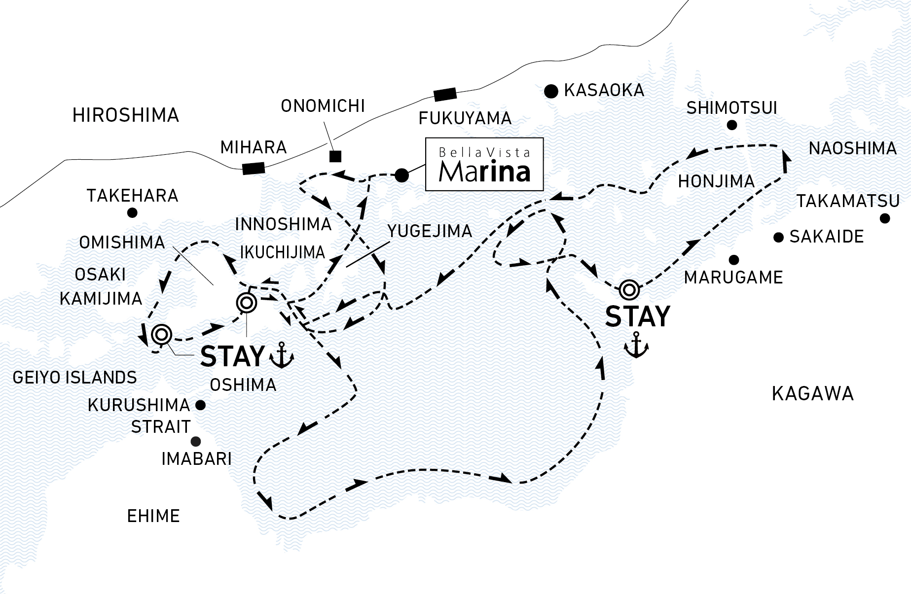 A four-day voyage to rejoice in Setouchi roaming