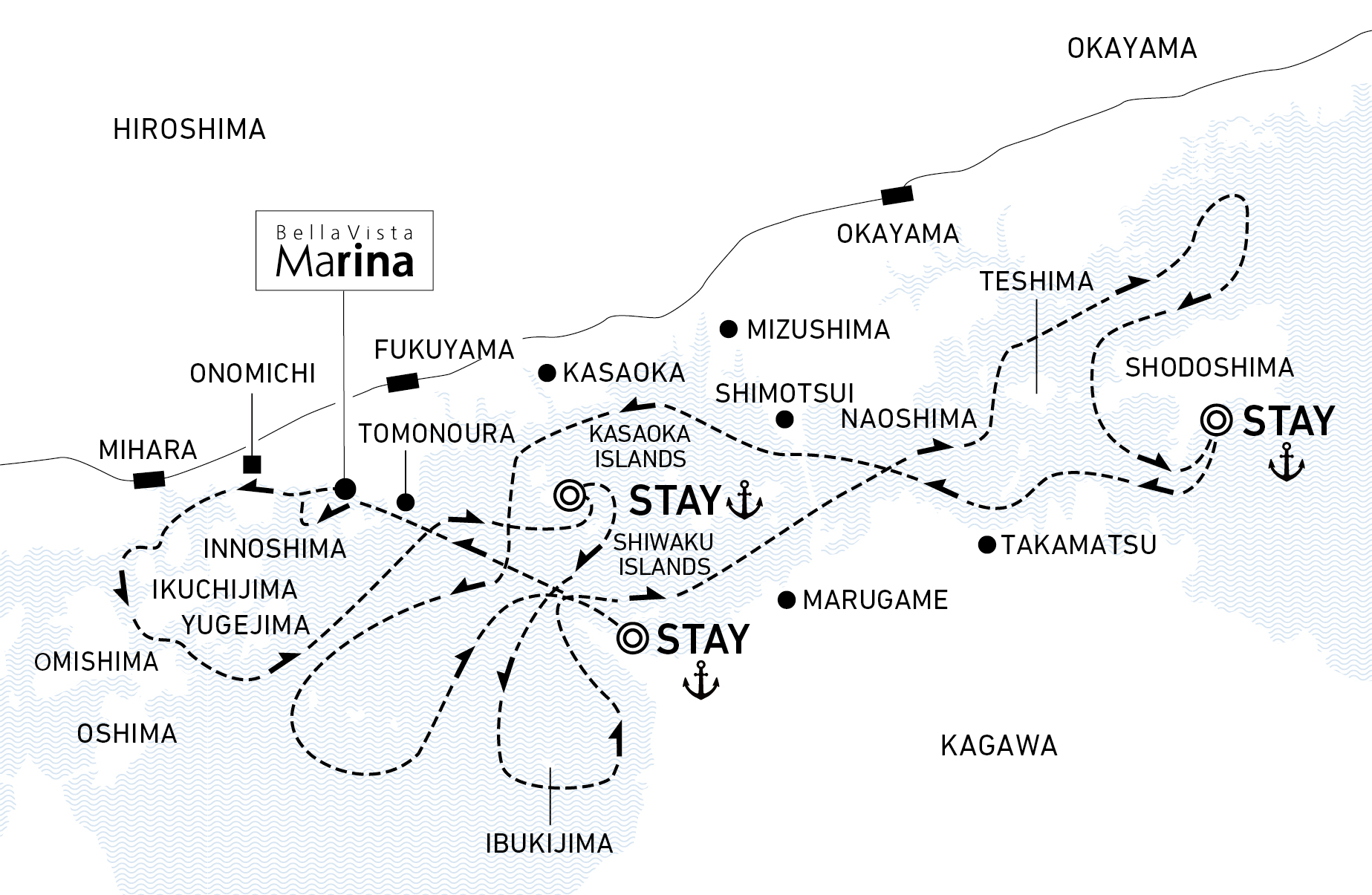 A four-day voyage of smooth Setouchi sailing