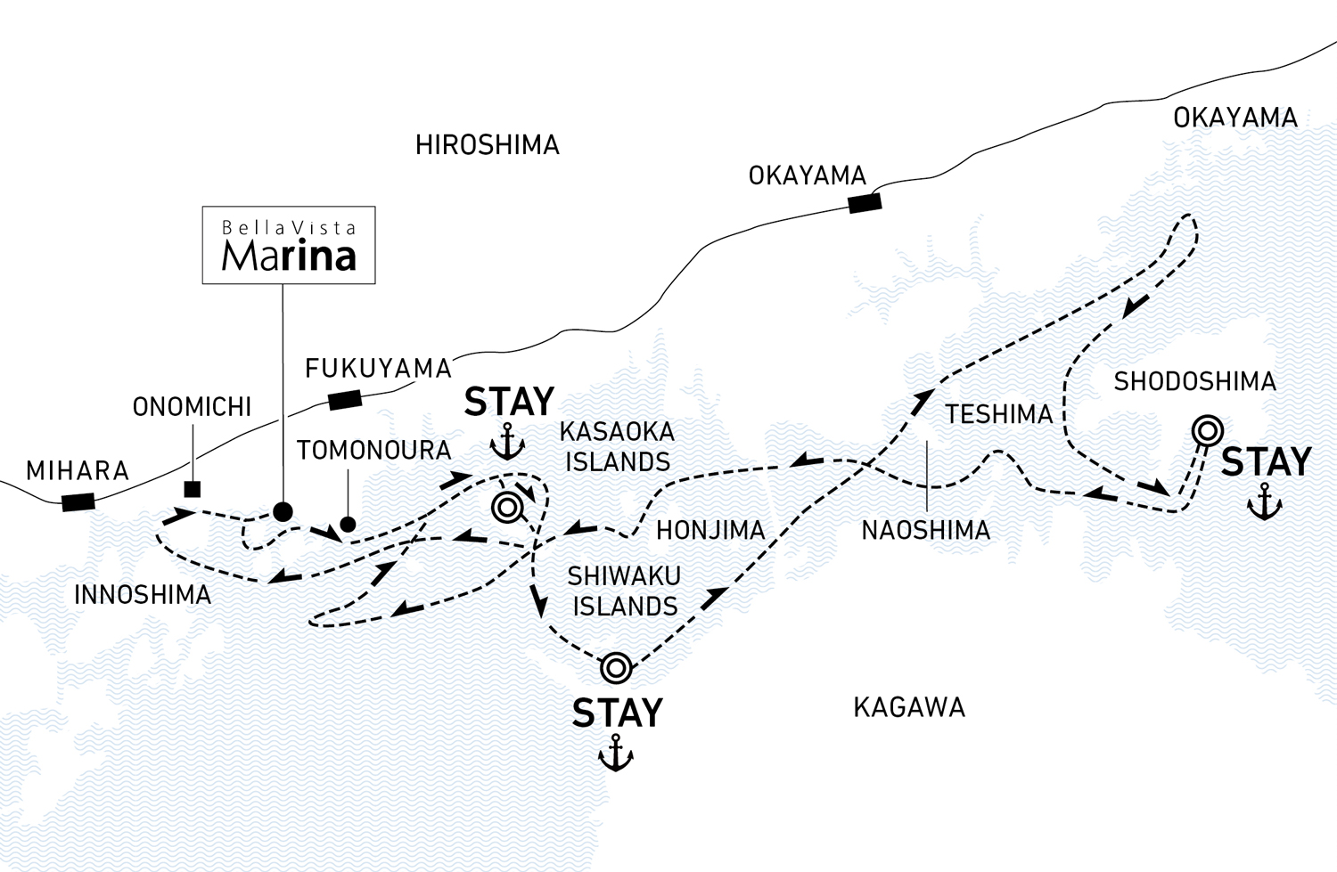 A four-day voyage to drift leisurely across eastern Setouchi
