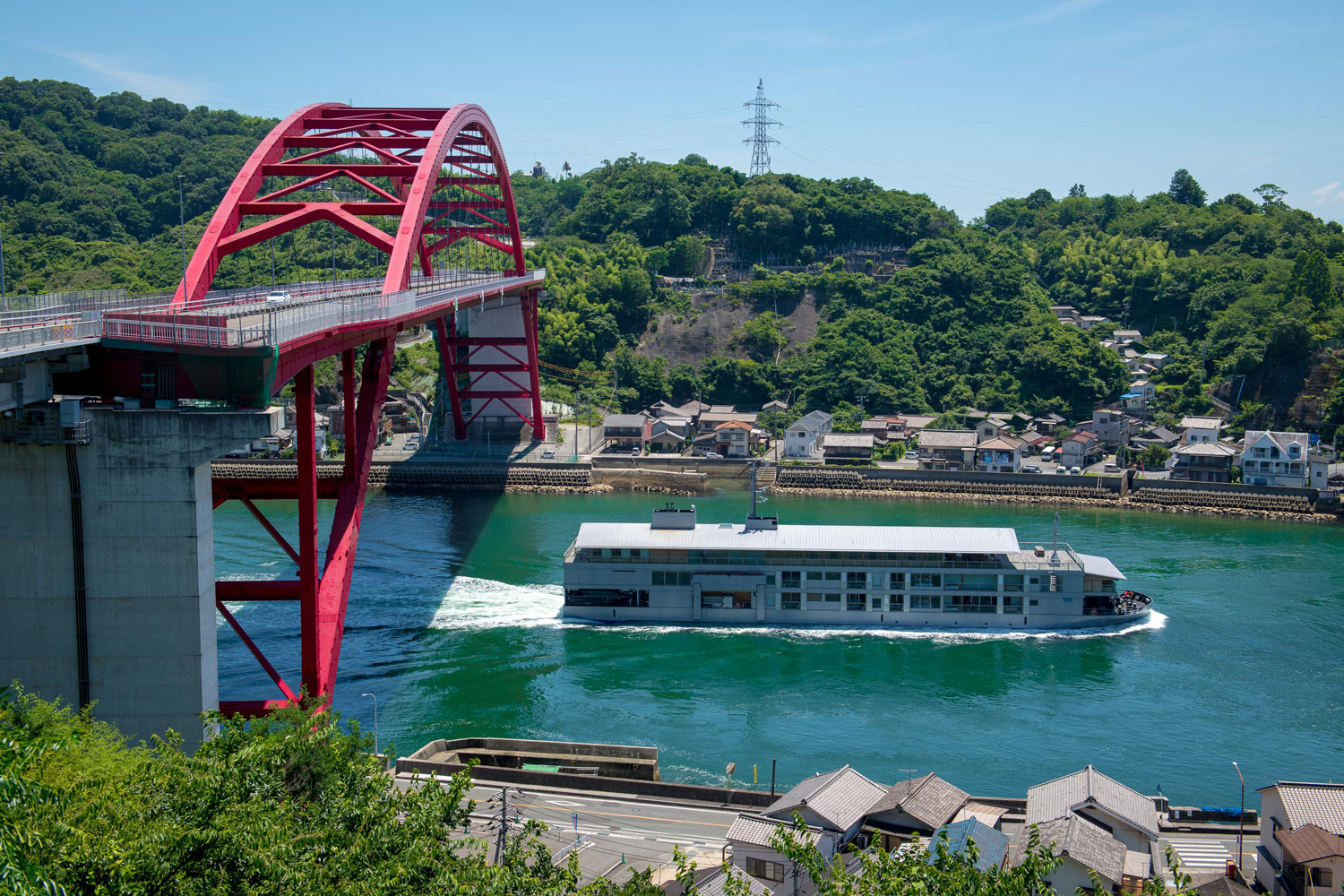 多島美と島の古き良き風景に和む